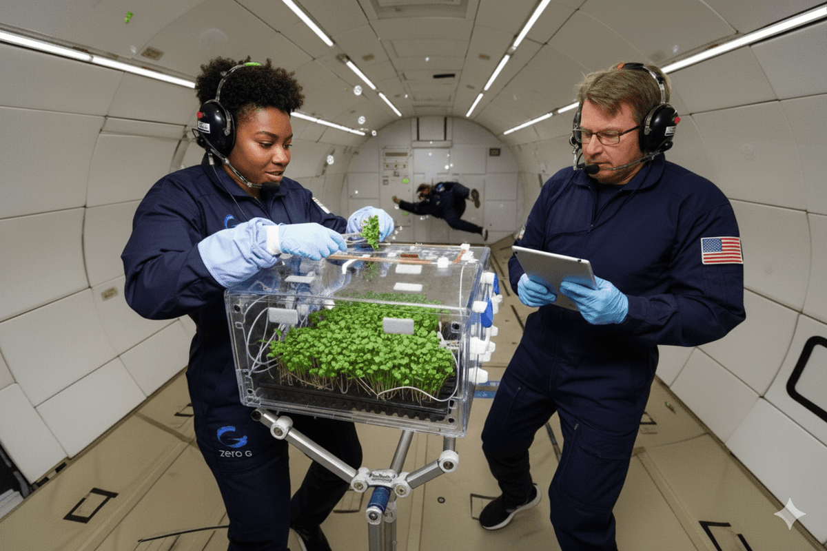 Microgreens in space: nutrition in zero gravity