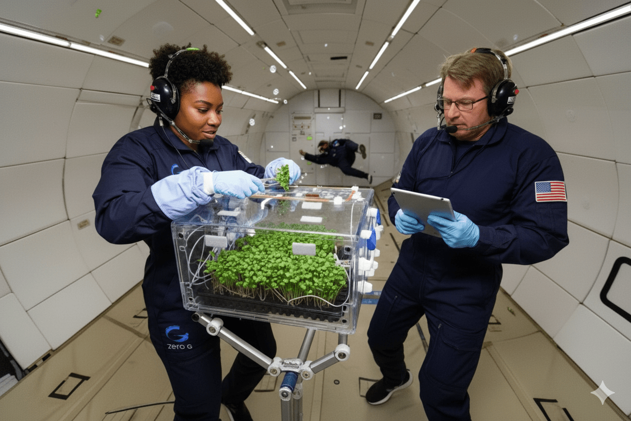 Microgreens en el espacio, nutrición en gravedad cero - SUPERSENTIALS